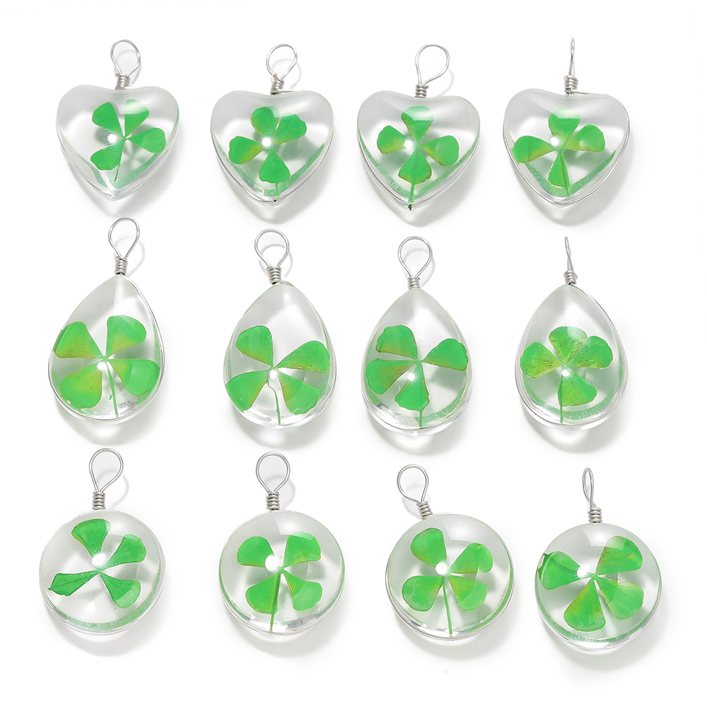 5 pçs verde sorte trevo de qua - Red Clover Flower avaliação e preço