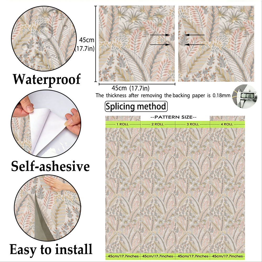 Papel de Parede Autoadesivo de - Herbal Wallpaper avaliação e preço