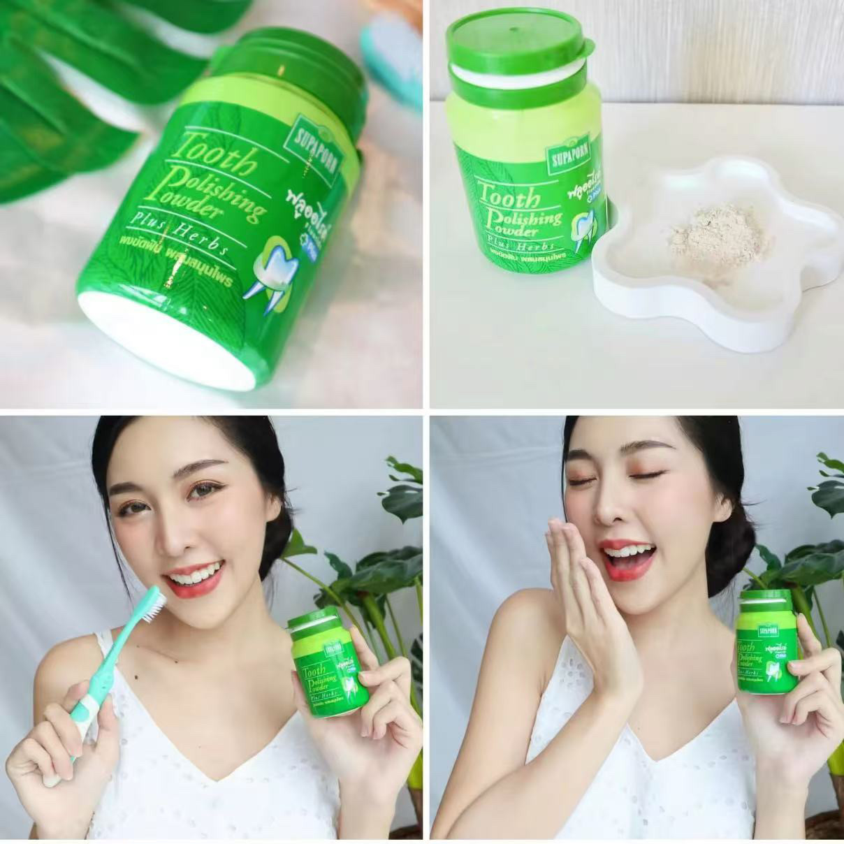 Pó Dental Herbal SUPAPORN da T - Herbal Wellness Blend avaliação e preço