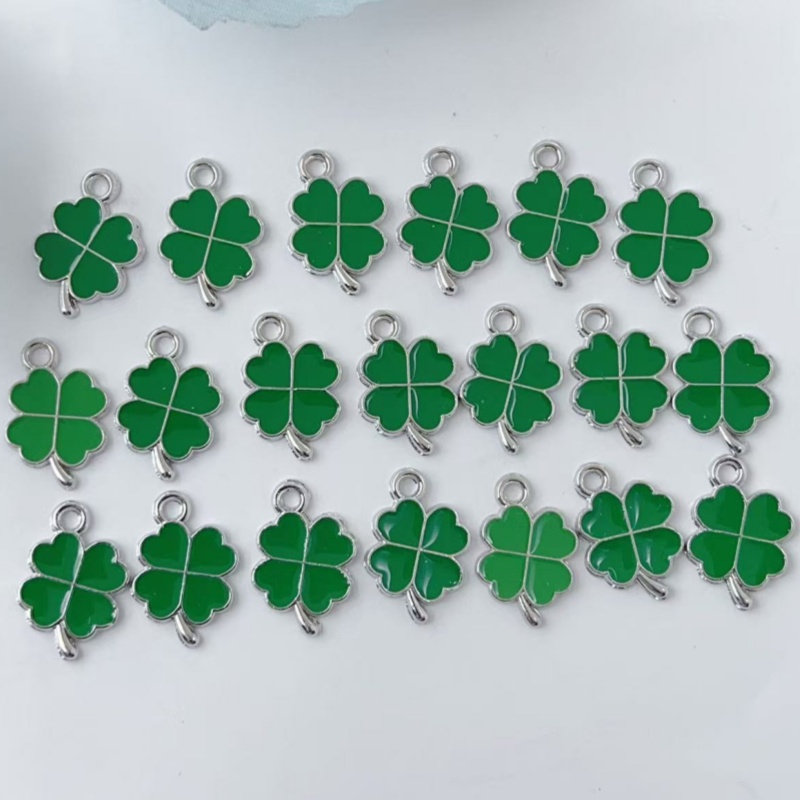 20 Peças de Pingentes de Liga  - Red Clover Flower avaliação e preço